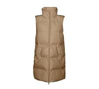 VERO MODA Damen Vmnoe Coated Waistcoat Boos Jacke, Tigers Eye, S EU