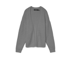 VERO MODA Damen Vmnovah Rib Ls V-Neck Open Cardigan Noos Vmnovah Rib Ls V-Neck Open Cardigan Noos (1er Pack)