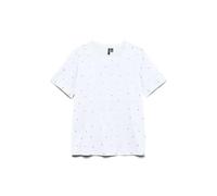 VERO MODA Damen Vmpaulina Detail Ss T-Shirt Ga JRS Noos, Bright White, S