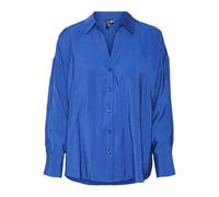 VERO MODA Damen VMQUEENY LS Oversize Shirt WVN GA NOOS Langarmbluse, Surf The Web, Large