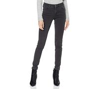 VERO MODA Damen Vmseven Nw Shape Up Vi501 Noos Slim Jeans, Dark Grey Denim, L 34L EU
