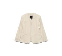 VERO MODA Damen Vmsoffie Ls Collarless Blazer, Birch, 38