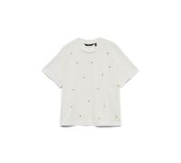 VERO MODA - VMSOLA METTE SS TOP BOX JRS Snow White - Gr. - S