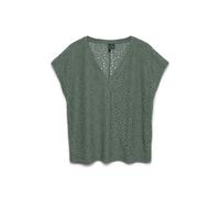 VERO Moda Damen Vmtassa Liv Ss V-Neck Top JRS Vmtassa Liv Ss V-Neck Top JRS (1er Pack)
