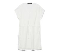 VERO MODA Damen Vmtassa Ss Short Dress JRS Noos, Snow White, Small