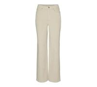 VERO MODA Damen Vmtessa Hr Wide Corudroy Pants Weite Jeans, Oatmeal, 29 W/32 L