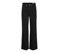 VERO MODA Damen VMTESSA HR Wide RHINES RA118 GA Weite Jeans, Black, 31W x 34L