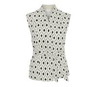 VERO MODA Damen Vmvaria S/L Waistcoat WVN Btq Ga Anzugweste, Birch/AOP:Varia, 38