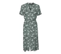 VERO MODA Damen Vmvica S/S Shirt Dress Ga WVN Noos Kleid, Laurel Wreath, XS EU