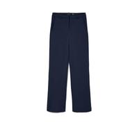 Anzughose VERO MODA "VMZAMIRA MW SLIM STRAIGHT PANT NOOS", Damen, Gr. M, Länge 30, navy blazer, Web, Obermaterial: 95% Polyester, 5% Elasthan, unifarben, normal, Hosen Anzughose, mit Gürtelschlaufen (