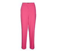 VERO MODA Damen Vmzelda Hr Straight Pant Noos Hose, Pink Yarrow, 34W / 32L EU