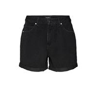 VERO Moda Damen Vmzuri Hr Loose Mix Noos Shorts, Schwarz, S EU