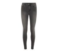VERO MODA Damen Vrouwelijke Slim Fit Vmtanya Normale Taille Xxs30Dark Grey Denim Jeans, Dark Grey Denim, XXS EU