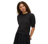 VERO MODA Regular Fit Pullover mit Puffärmeln in Schoko Melange, Größe L