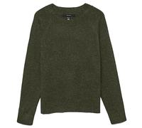 Vero Moda Strickpullover VMDOFFY – Regular Fit Rundhals – Dunkelgrün XL