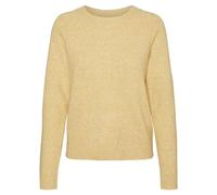 VERO MODA Damen Vmdoffy Ls O-Neck Blouse Ga Noos Strickpullover, Golden Spice/Detail:Melange, XS