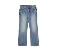 Bootcut-Jeans VERO MODA "VMASTA LR BOOTCUT JEANS LI3176 NOOS", Damen, Gr. 27, Länge 30, medium blau denim detail:tinted, Denim/Jeans, Obermaterial: 99% Baumwolle, 1% Elasthan, unifarben, ausgestellt l