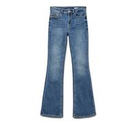 Vero Moda VMFLASH MR FLARED LI347 GA L/34 Medium Blue Denim 10302478 (839047) Blau L - 34