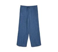 Vero Moda Hose Melaney Loose Pant – 100% Polyester, meliert – Dark Denim/Melange – Gr. M