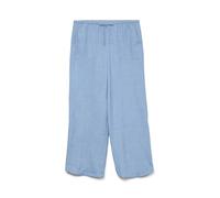 Vero Moda Melaney Loose Hochbundhosen (Herstellerartikelnummer: 10316385-ChambrayBlue/Melange-S)