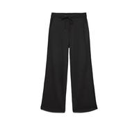 Schlupfhose VERO MODA "VMEVA MW WIDE STRING PANT NOOS", Damen, Gr. M, Länge 32, schwarz, Obermaterial: 65% Viskose, 30% Polyamid, 5% Elasthan, unifarben, normal, Hosen Schlupfhose (21727037-M) schwarz