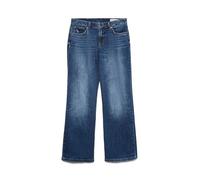 Bootcut-Jeans VERO MODA "VMASTA LR BOOTCUT JEANS LI3177 NOOS", Damen, Gr. 29, Länge 32, dunkelblau denim, Denim/Jeans, Obermaterial: 99% Baumwolle, 1% Elasthan, unifarben, ausgestellt lang, Jeans, Bau