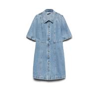 Vero Moda Daisy 2/4 Denim Kurzes Kurzarmkleid