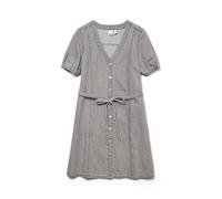 VERO MODA Vmjanet Ss V-Neck Short Denim Dress Noos
