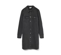 Vero Moda Jennie Long Sleeve Short Dress Schwarz L Frau (Herstellerartikelnummer: 10310968-BlackDenim-L)