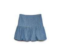 VERO MODA Female Jeansrock VMADINE Hohe Taille Kurzer Rock