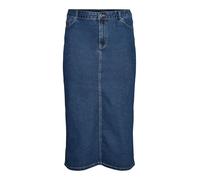 VERO MODA Female Jeansrock VMCSERENA Hohe Taille Langer Rock
