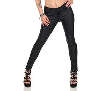 Vero Moda Coated Jeans Skinny Fit Seven in Schwarz XL-L34 Skinny Fit - die hautenge Form