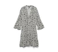 Vero Moda Damen Kleid VMMENNY LS V-Ausschnitt kurz Beige Größe XS