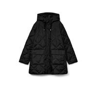 Vero Moda Verkürzter Steppmantel mit Kapuze Modell 'MILLIE TESSA' in Black, Größe L