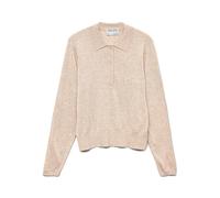 VERO MODA Awsikita Ls O-Neck Polo Knit Noos