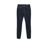 Skinny-fit-Jeans VERO MODA "VMFLASH MR SKINNY JEANS LI3190 NOOS", Damen, Gr. M, Länge 32, dunkelblau denim detail:rinse, Denim/Jeans, Obermaterial: 91% Baumwolle, 7% Elastomultiester, 2% Elasthan, uni