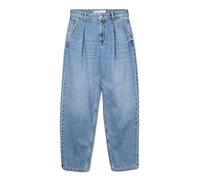 Vero Moda Damen Vmetna Hr Barrel DNM Jeans Do339, Medium Blue Denim, 25W / 30L EU