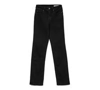 Vero Moda Straight Fit Jeans aus Baumwoll-Mix Modell 'FLASH' in Black, Größe M/32