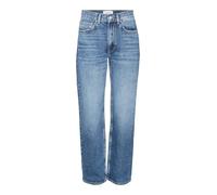 VERO MODA Female Straight-Fit VMVALERIE Mid Rise Locker geschnitten Jeans