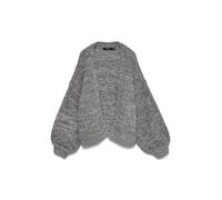 Vero Moda Maybe Open Strickjacke L Medium Grey Melange