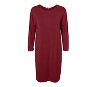 VERO MODA Female Strickkleid 3/4ärmelig S Cabernet, Vmglory Vipe Aura 3/4 Dress Noos