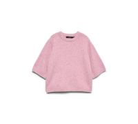 VERO MODA Oversized Pullover mit Woll-Anteil Modell 'BOOM' in Pink, Größe L
