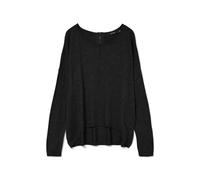 Vero Moda Strickpullover BREEZE AURA – Comfort Fit aus Viskose-Mix – Schwarz XS