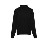 Vero Moda Damen VMGLORY LS Rollneck Blouse NOOS Pullover, Black, XS