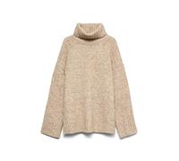 Vero Moda Rollkragenpullover in Beige - Größe M | Damen Pullover Cardigans