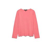 Vero Moda Strickpullover VMSILJE V-Ausschnitt Koralle Damen Größe S