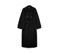Vero Moda Chloe Long Trench Coat Schwarz XL Frau (Herstellerartikelnummer: 10300263-Black-XL)