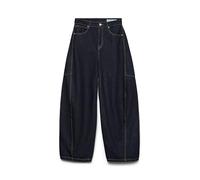 Vero Moda Barrel Jeans aus Baumwoll-Mix Modell 'KAITLIN' in Dunkelblau, Größe 29/30