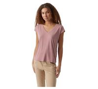 Vero Moda T-Shirt Filli mit V-Ausschnitt in Rose XS Regular Fit