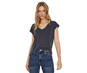 Vero Moda Fill Kurzarm-t-shirt Mit V-ausschnitt